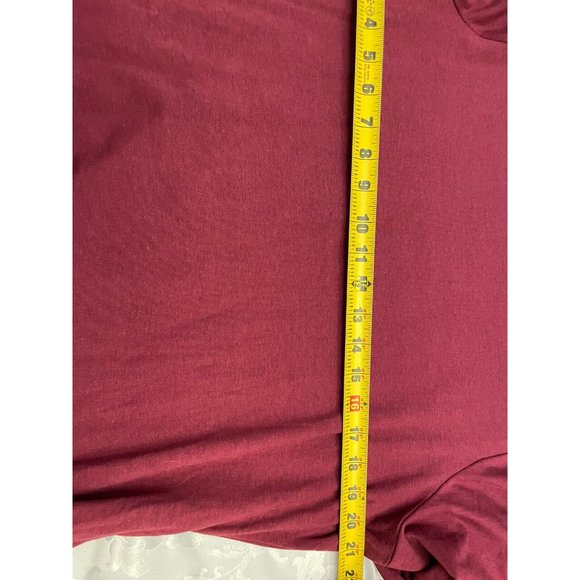 Torrid Pullover Mini Dress French Terry Embellished Burgundy Size 1 - Picture 10 of 12